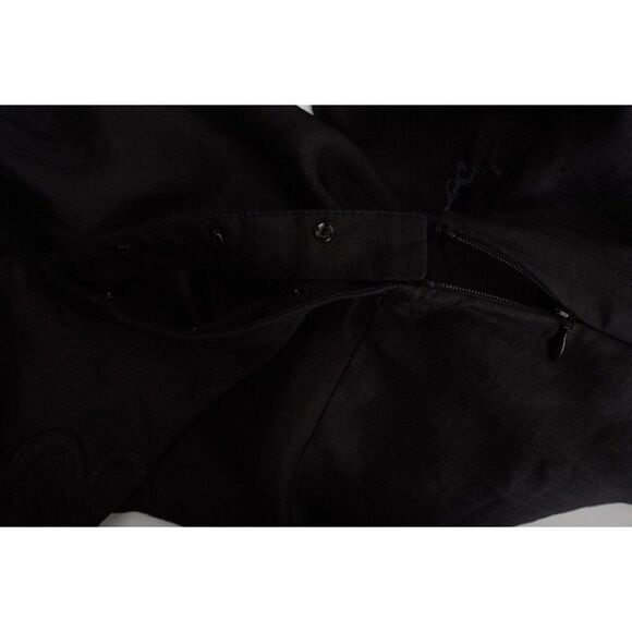 Veronica Beard Womens Archie Eyelet Applique Mini Dress Sz 2 Black NWT NO BELT - Picture 6 of 7